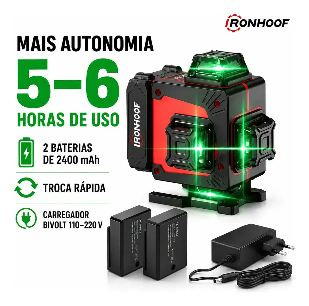 O Sucesso do Nível Laser de 16 Linhas Verde Profissional