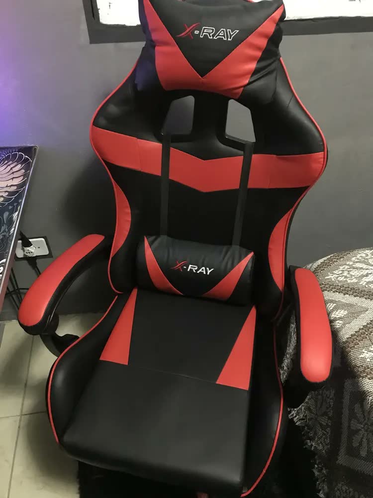foto de Cadeira Gamer X-ray Para Jogos/escritório Confortável Cor Vermelho