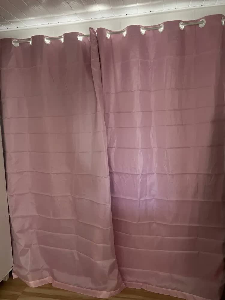 foto de Cortina Blackout Blecaute PVC Voil Corta Luz 2,80x1,60m Bege