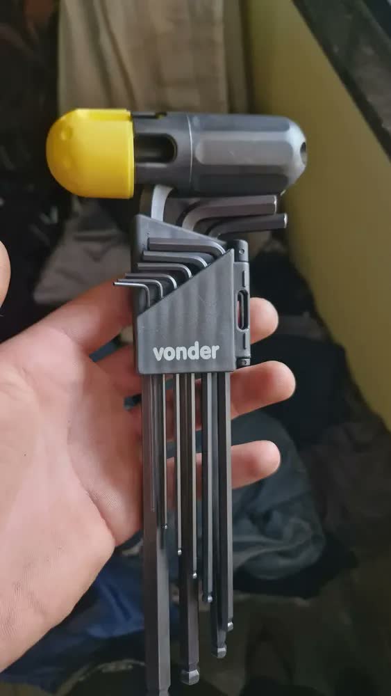 foto de Jogo Chave Allen Longa Abaulada 1,5 A 10mm 10 Peças Vonder
