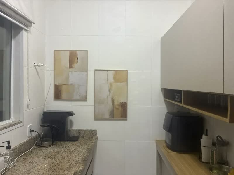 foto de Quadro Decorativo Com Moldura Kit 40x60 Abstrato Bege Filete