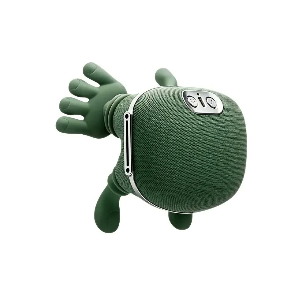 Massageador Pescoco Ombro Recarregavel 3d Com Aquecimento Verde-musgo