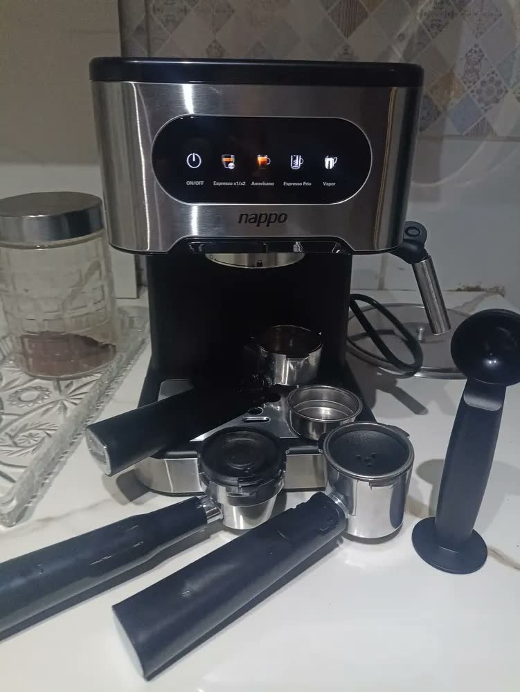foto de Cafeteira Nappo Expresso Nec-260 8 Em 1 Multicápsulas Bar 20 1350w - Inox