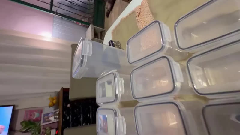 foto de Kit 15 Potes Herméticos - Bpa Free Organizador Com Tampa Para Alimentos, Empilhável, Porta Mantimentos