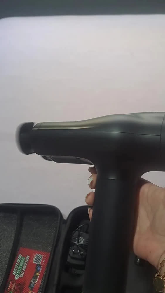 foto de Pistola Massageadora Profissional EASEZEN com 12 Cabeças para Recuperação Muscular