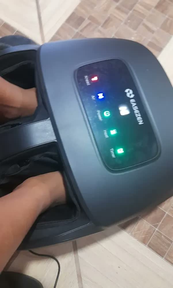 foto de Massageador Para Os Pés Elétrico Shiatsu Com Controle Remoto E Aquecimento Massageador De Pés Massageadora Bivolt