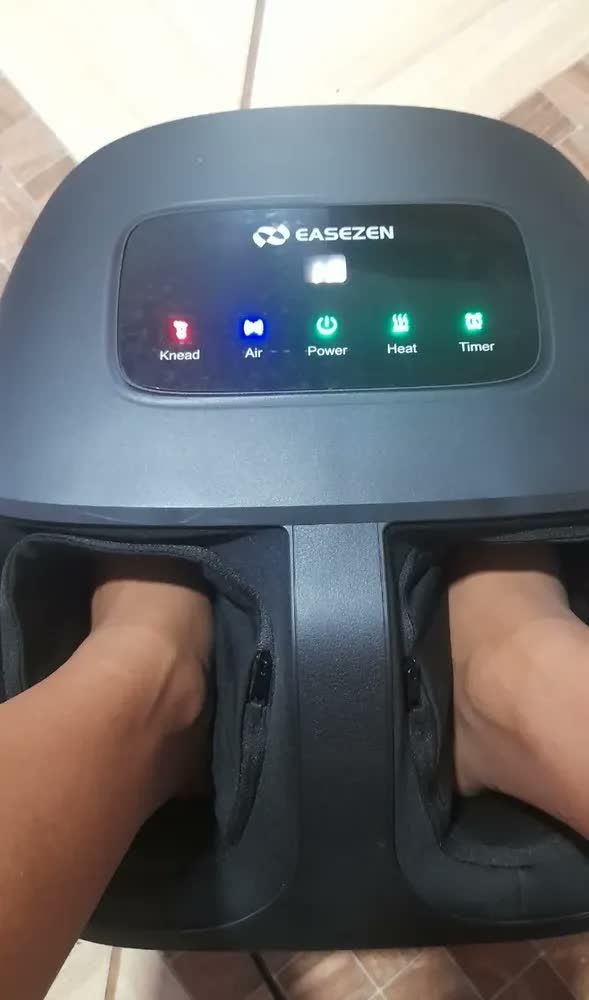 foto de Massageador Para Os Pés Elétrico Shiatsu Com Controle Remoto E Aquecimento Massageador De Pés Massageadora Bivolt