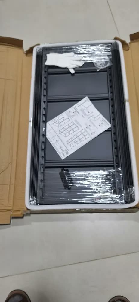 foto de Estante De Aço Romantic Crown 176x90x39 Cm 400kg Totalmente Preto
