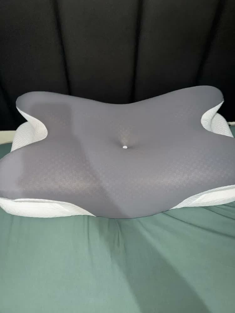 foto de Travesseiro Cervical Ortopédico de Memória, Espuma Viscoelástica para Alívio da Dor