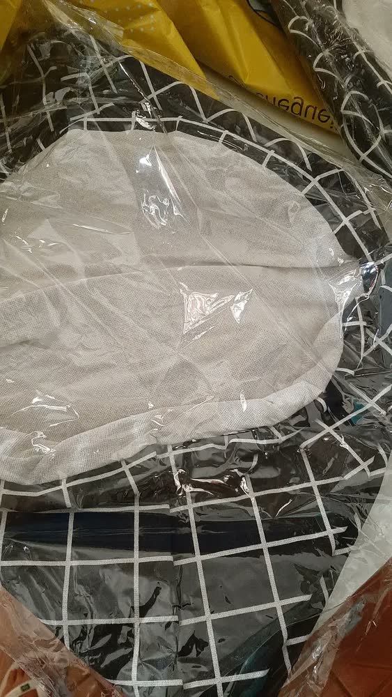 foto de Cesto Organizador Roupa Suja Dobrável Multiuso 40l Cor Triângulos