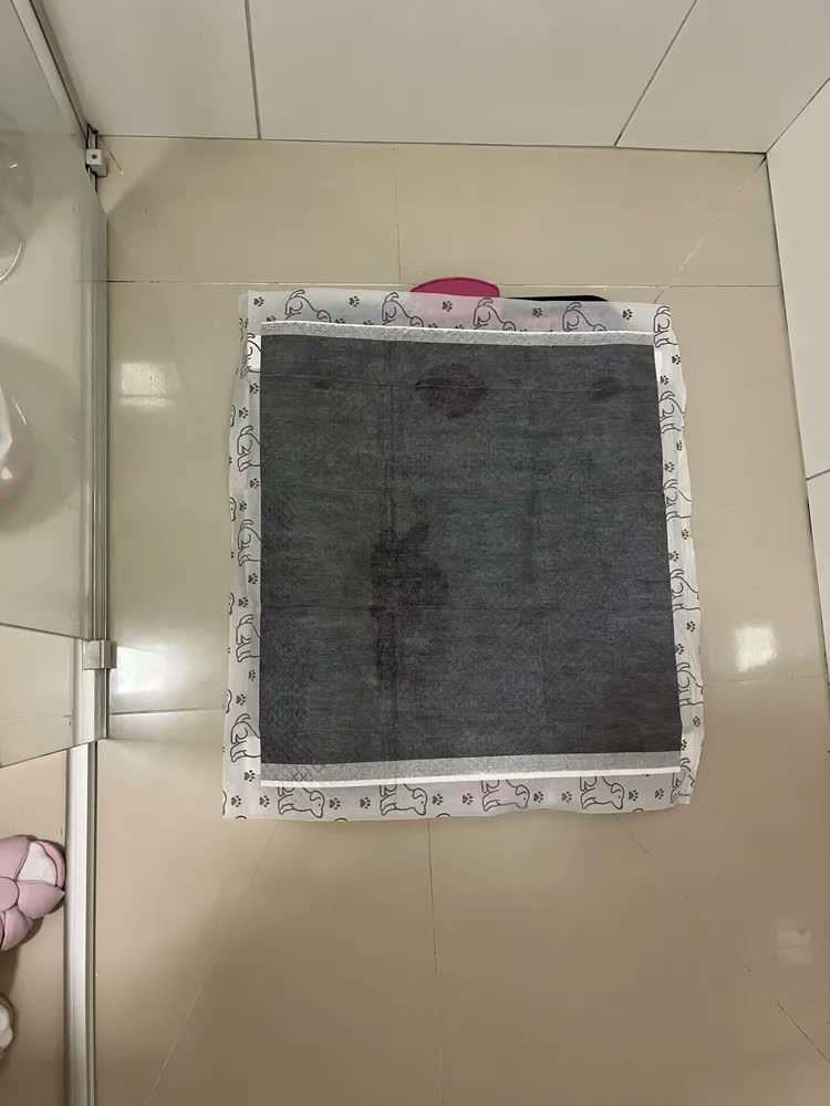 foto de Tapete Higiênico Bambu Ativado Manta Absorvente Pequeno Black