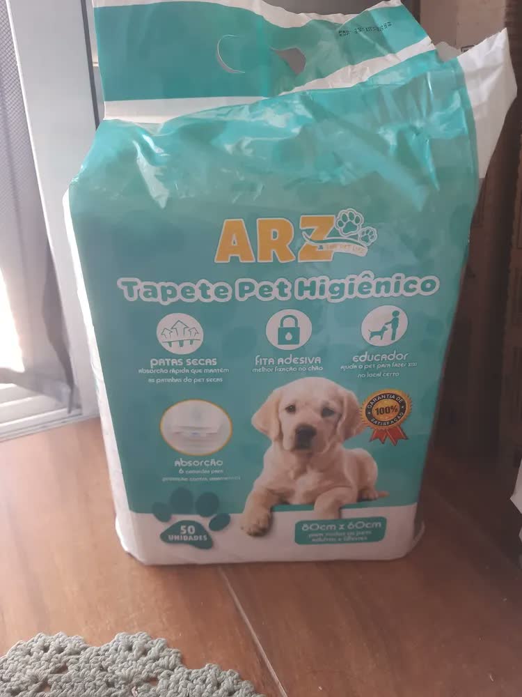 foto de Tapete Higiênico Ultra Pet Arz 80x60cm 50 Unidades Branco
