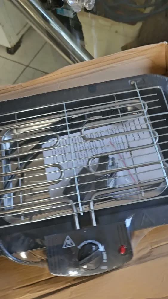 foto de Churrasqueira Elétrica De Mesa 1800w Portátil Preto