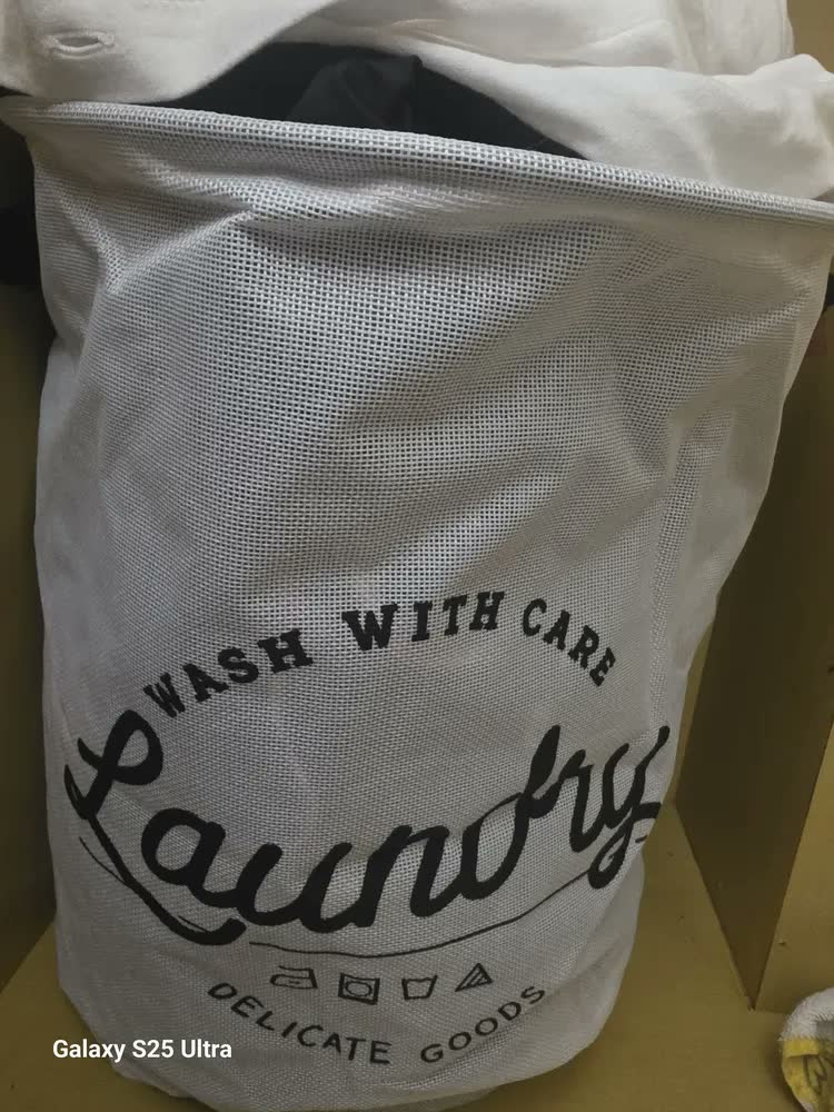 foto de Cesto Organizador Roupa Suja Dobrável Multiuso 55l Estampas Cor Preto