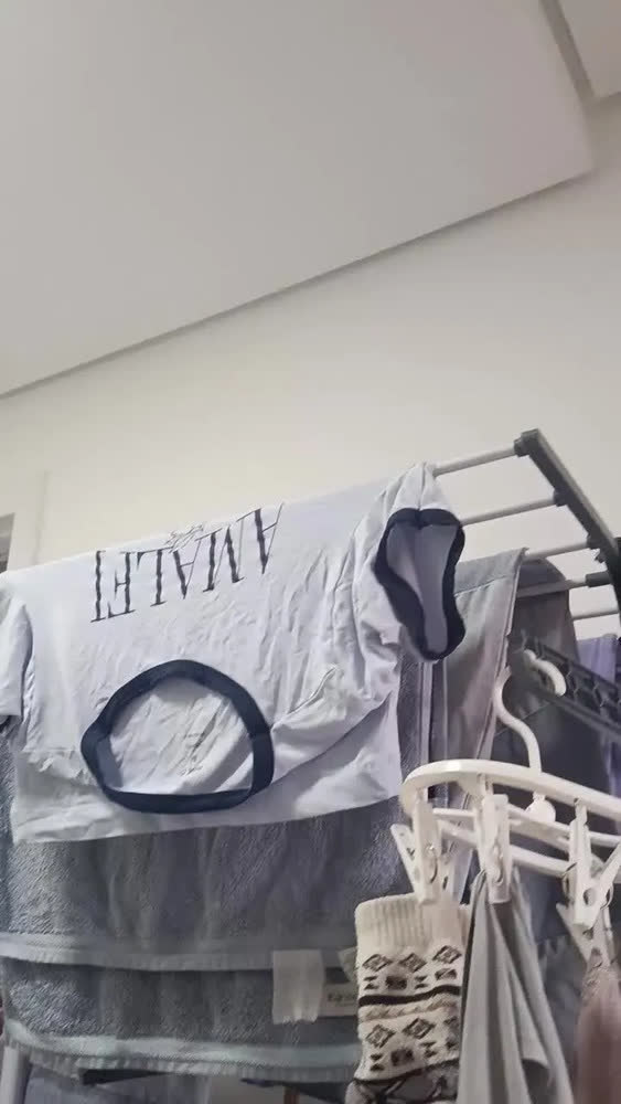 foto de Varal De Chão Grande Roupas 3 Andares Dobrável Vertical Com Rodinhas Para Apartamento Casa Cnc Do Brasil