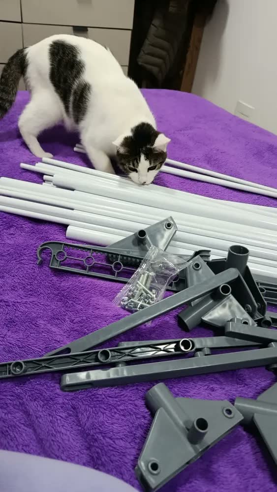 foto de Varal De Chão Grande Roupas 3 Andares Dobrável Vertical Com Rodinhas Para Apartamento Casa Cnc Do Brasil