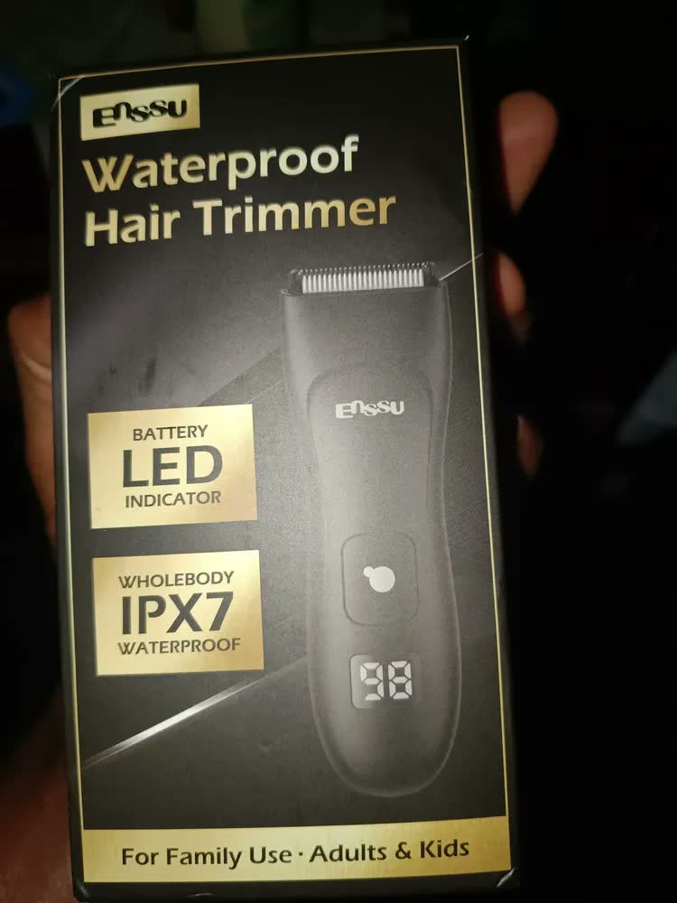 foto de Aparador De Pelos Masculino Eletrico Para Virilha E Corpo À Prova D'água Usb Com Lamina Reserva