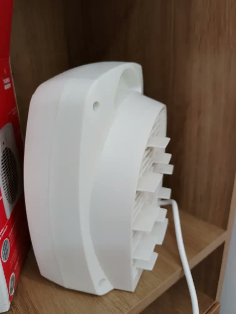 foto de Aquecedor Elétrico 2 Em 1 Kian Branco 1800w Aq100 2 Níveis De Aquecimento + Ventilação