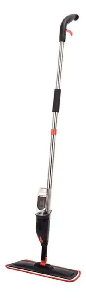 Mop Spray Powermaid Com recipiente spray Pano Microfibra Preto