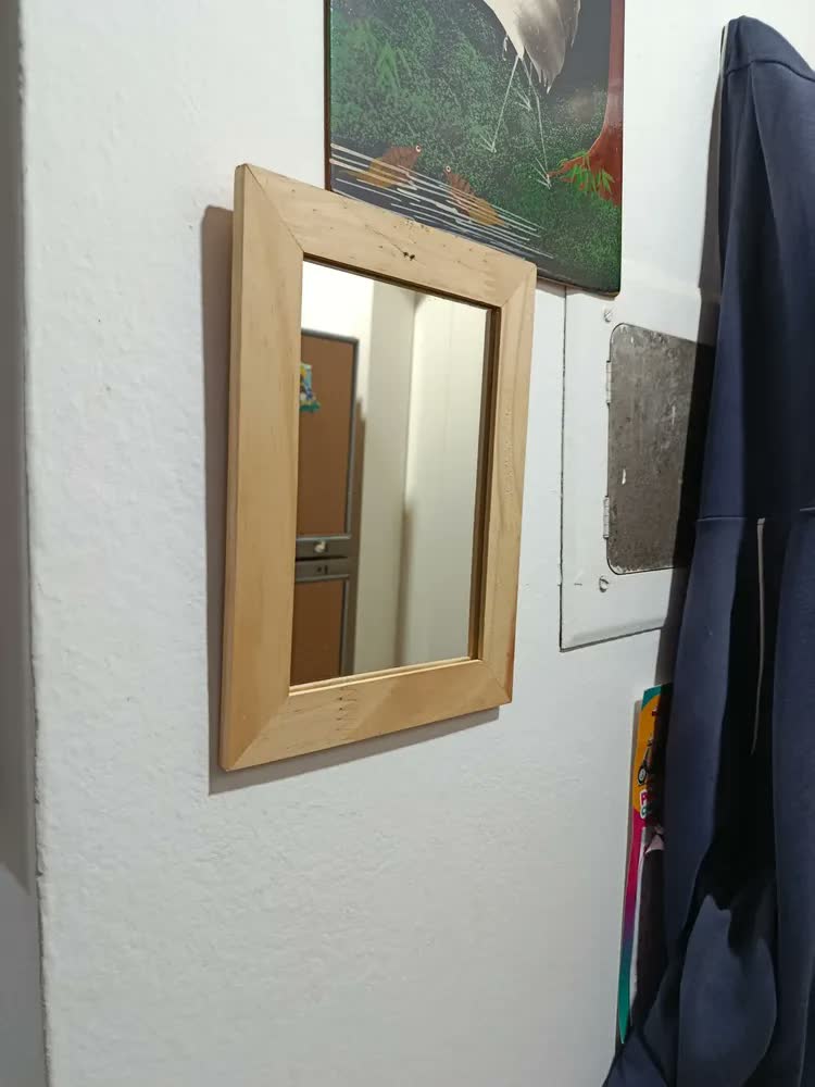 foto de Espelho 20x26,5 Pequeno Sala, Banheiro, Quarto E Hall,lavabo