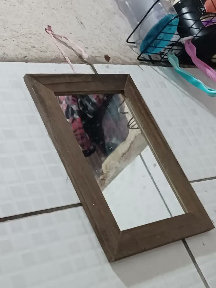 foto de Espelho 20x26,5 Pequeno Sala, Banheiro, Quarto E Hall,lavabo