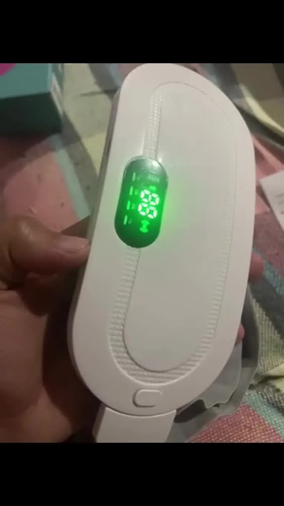 foto de Massageador Elétrico Para Cólica Menstrual Aquecimento Vibração Recarregável Usb Alívio Tpm Dor Abdominal Lombar Relaxamento Feminino Portátil Sem Fio Ajustável Rosa Presente Dia Dos Namorados Mulhere