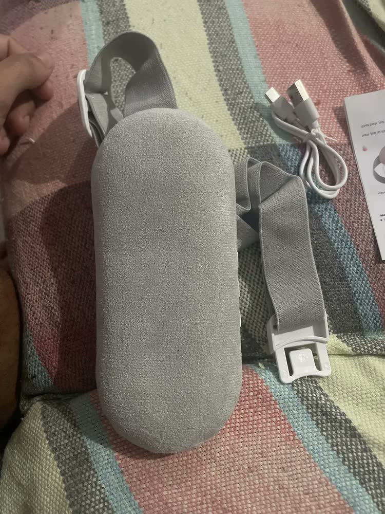 foto de Massageador Elétrico Para Cólica Menstrual Aquecimento Vibração Recarregável Usb Alívio Tpm Dor Abdominal Lombar Relaxamento Feminino Portátil Sem Fio Ajustável Rosa Presente Dia Dos Namorados Mulhere