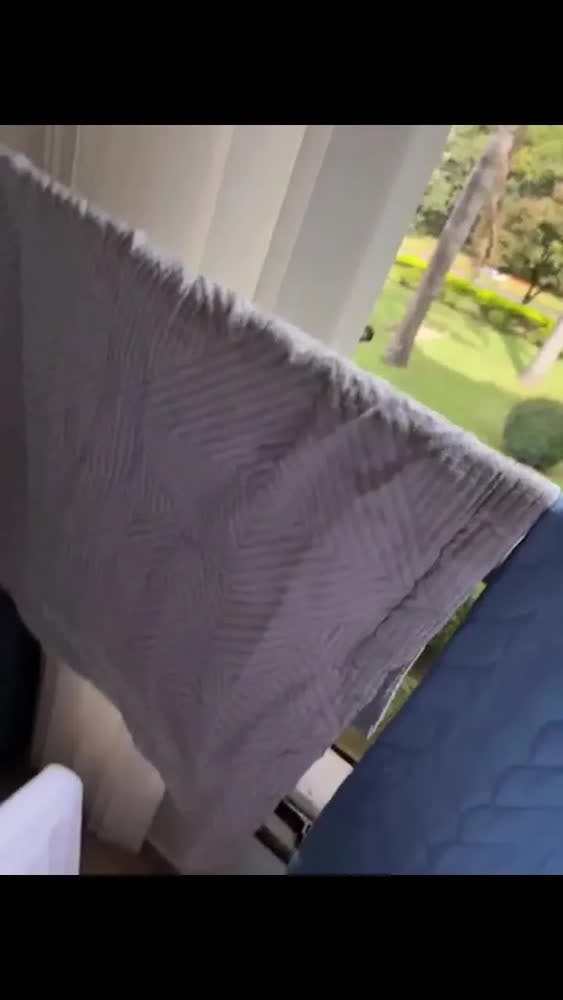 foto de Varal De Chão Roupas Dobrável Grande Aço Inoxidável 60kg