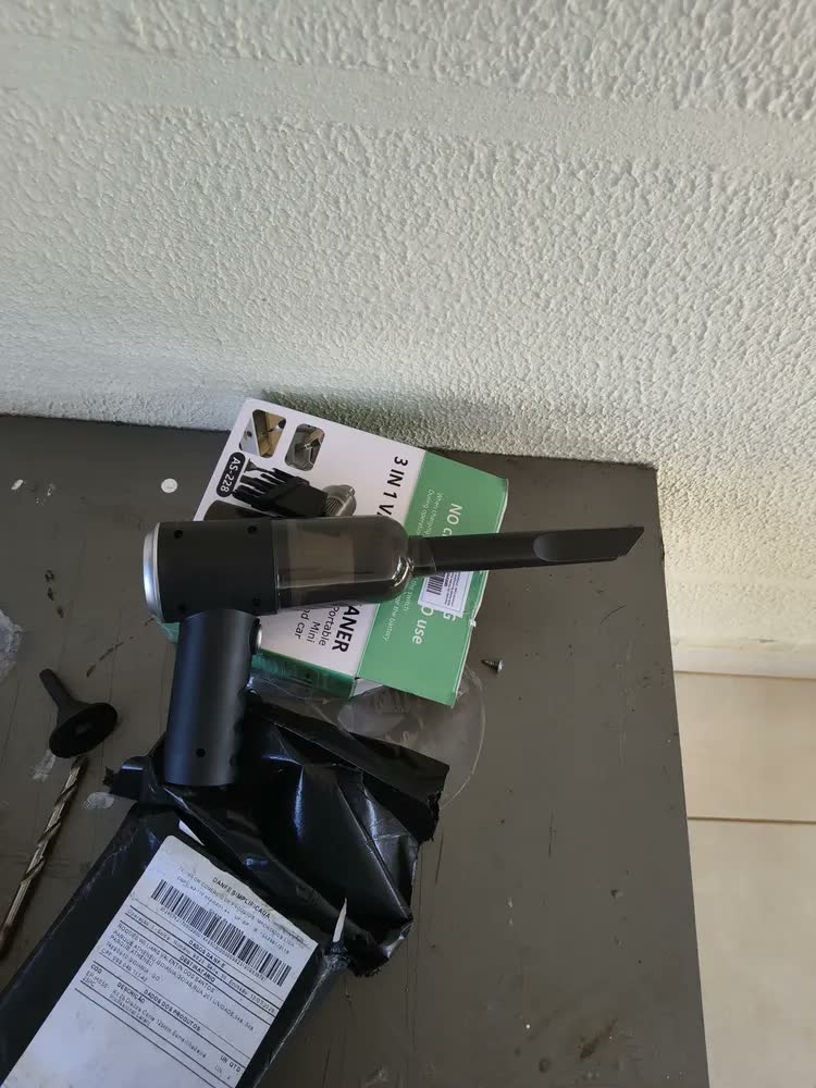 foto de Aspirador De Pó Mini Soprador 3em1 Usb 1 Refil Portátil Recarregável Creator Brasil