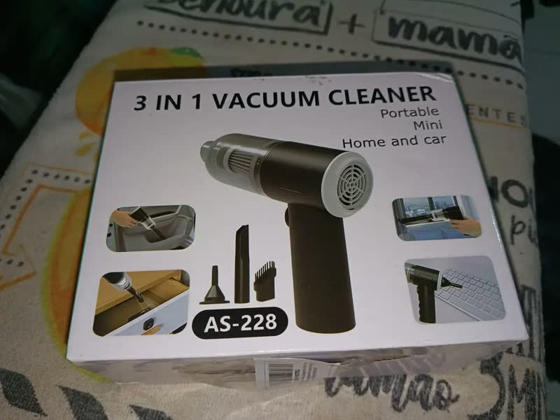 foto de Aspirador De Pó Mini Soprador 3em1 Usb 1 Refil Portátil Recarregável Creator Brasil