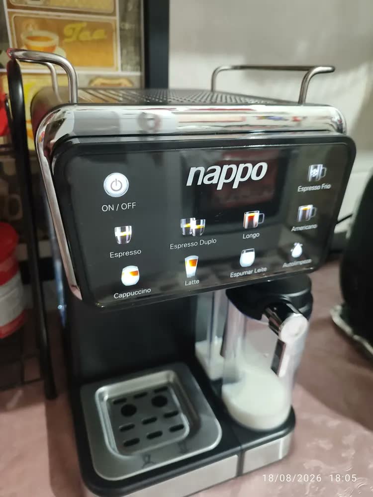 foto de Cafeteira Nappo Expresso Nec-282 9 Em 1 Multicápsulas 1350w - Inox
