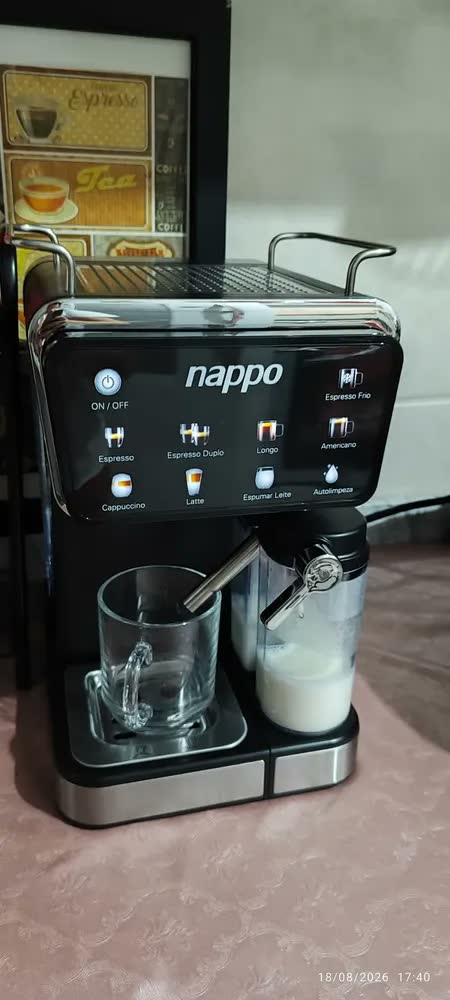 foto de Cafeteira Nappo Expresso Nec-282 9 Em 1 Multicápsulas 1350w - Inox