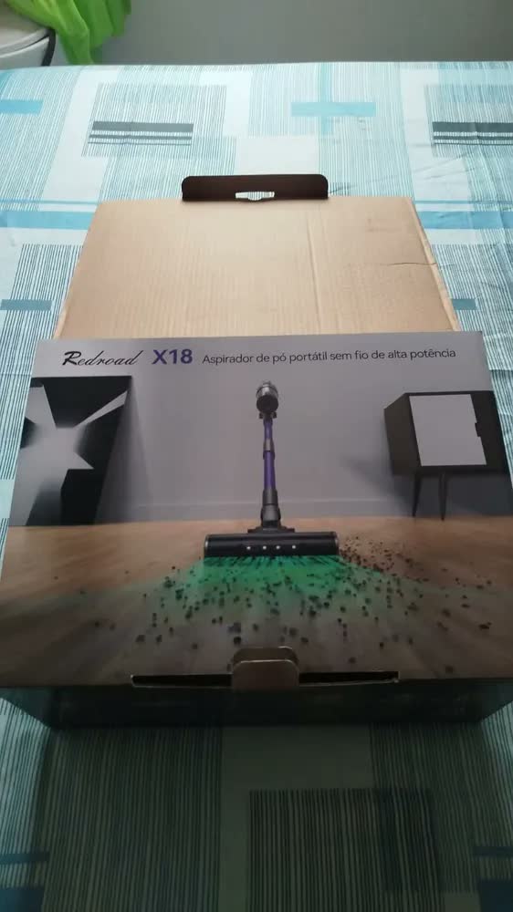 foto de Aspirador Vertical 8 Em 1 Redroad X18 Portátil Sem Fio 60kpa Lilás