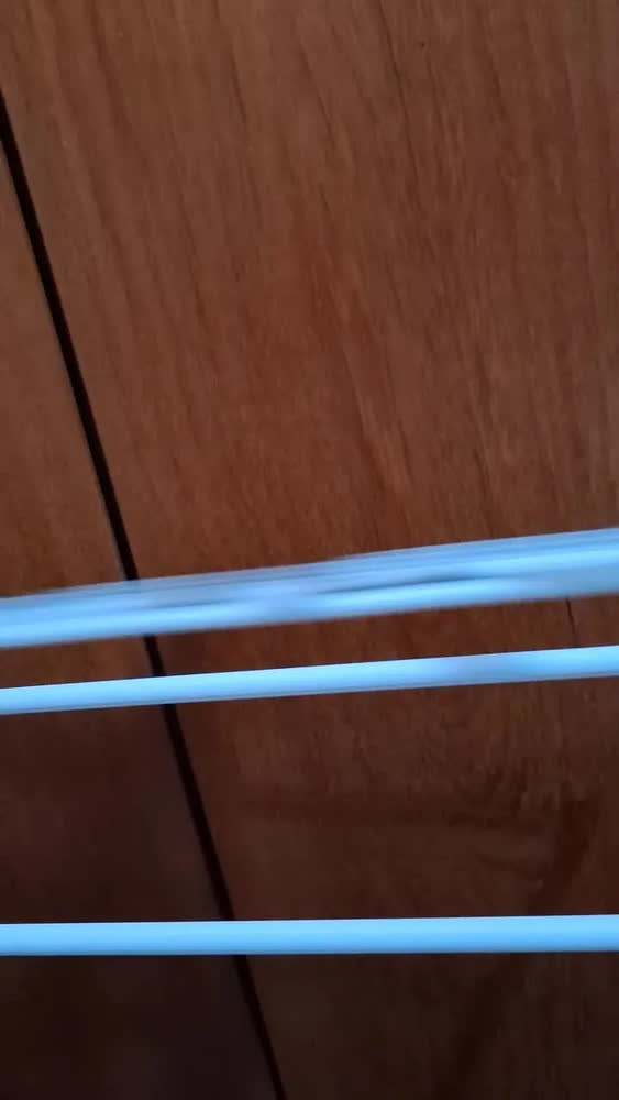 foto de Varal De Chão 3 Andares Dobrável Retrátil Aço Com 4 Rodas Azul Resistente Multiuso Grande Para Roupas Vertical Compacto Fácil Montagem Alta Capacidade Secagem Prático Astronova Preto