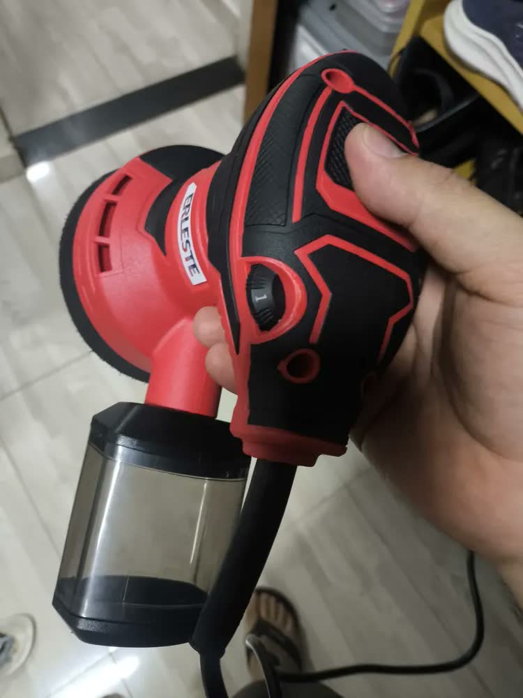 foto de Lixadeira Elétrica Professional Com Coletor 6 Veloc 350w Ver Vermelho 50hz/60hz