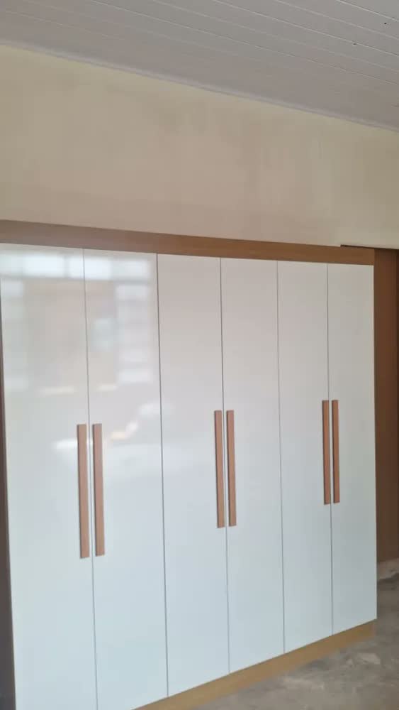 foto de Guarda-roupa Casal Odisseia 6 Portas Cinamomo/off White - 58 Bege Claro