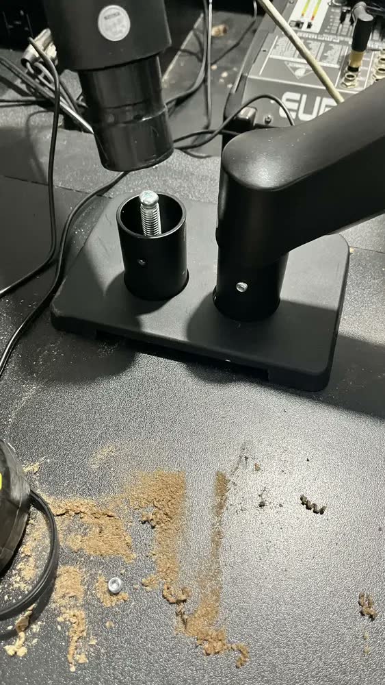 foto de Suporte Mesa Monitor Ergonômico Articulado Ajustavel Duplo