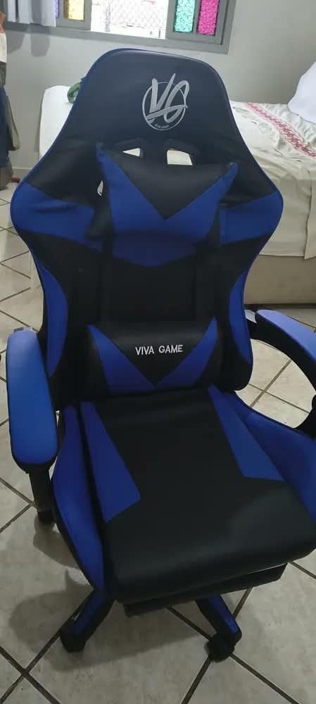 foto de Cadeira Gamer Ergonômica Vivagame Duo Premium Cores P&v Multicolorido