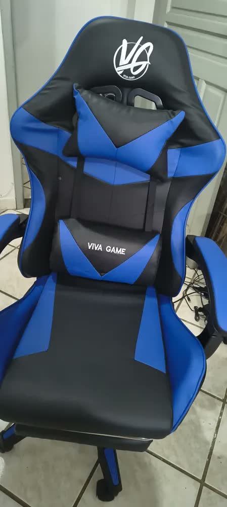 foto de Cadeira Gamer Ergonômica Vivagame Duo Premium Cores P&v Multicolorido