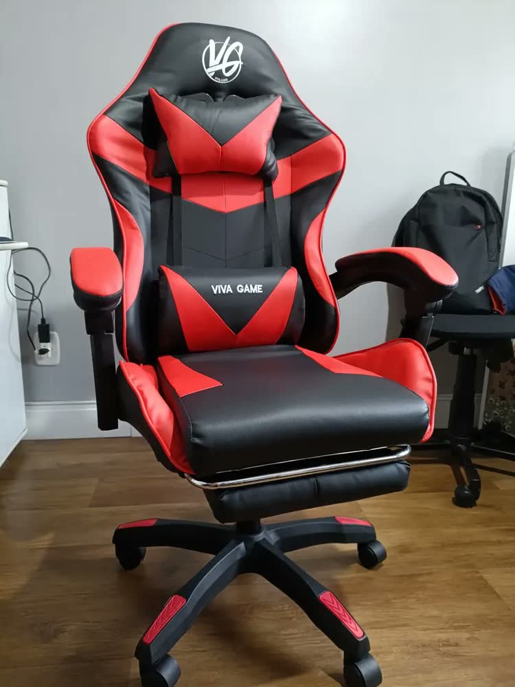 foto de Cadeira Gamer Ergonômica Vivagame Duo Premium Cores P&v Multicolorido