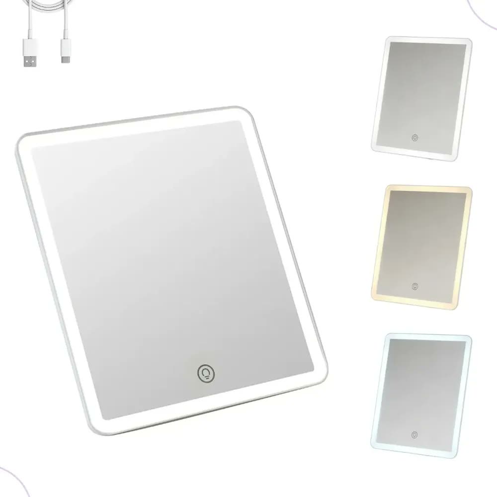 foto de Gostey LED Rotação 180° USB Retangular - Quente/Fria/Neutra - Branco - USB 23 cm (Inclui: Com luz)