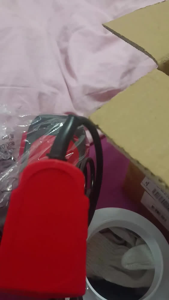 foto de Victool Pistola De Pintura Pulverizadora Elétrica 1kw 1400ml 3 Bicos Com Vermelho 127v 1000w