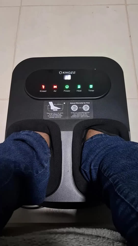 foto de Massageador Shiatsu Elétrico para Pés com Aquecimento e Controle Remoto
