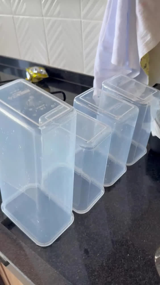 foto de Kit 15 Potes Hermético Mantimentos Cozinha
