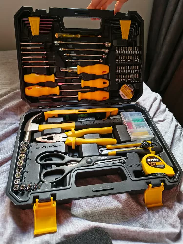 foto de Jogo de Ferramentas 163 Peças com Maleta Completa Vonder Aço Cr-V