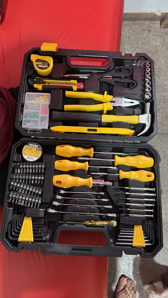 foto de Jogo de Ferramentas 163 Peças com Maleta Completa Vonder Aço Cr-V