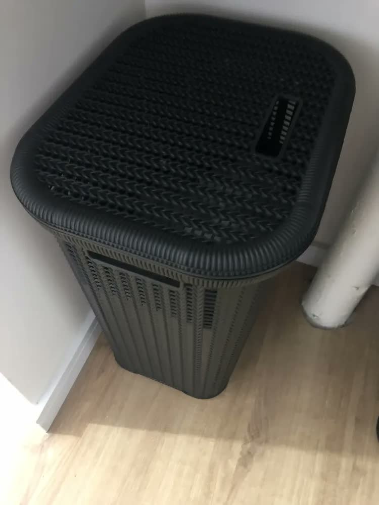 foto de Cesto Para Roupa Suja Ou Limpa Organizador Ultra Resistente Nude