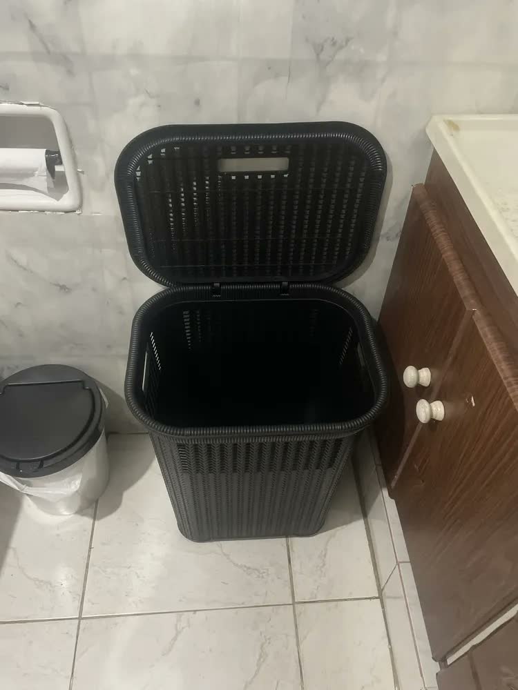 foto de Cesto Para Roupa Suja Ou Limpa Organizador Ultra Resistente Nude