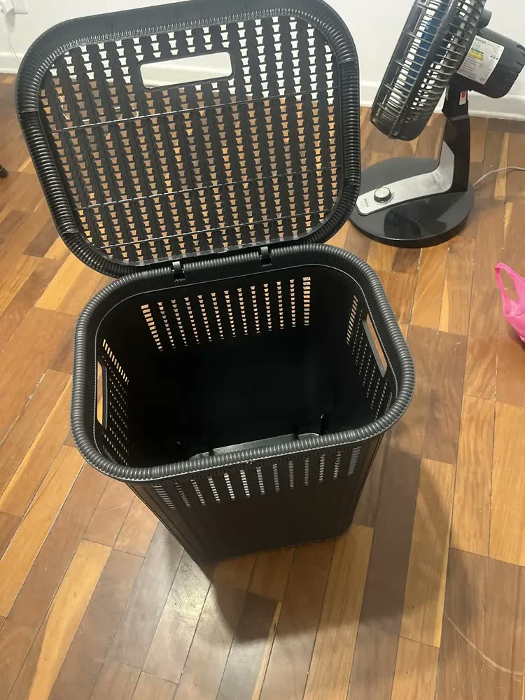 foto de Cesto Para Roupa Suja Ou Limpa Organizador Ultra Resistente Nude