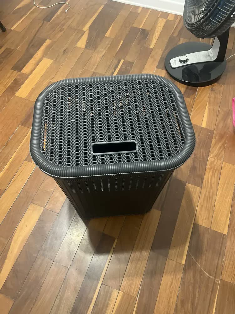 foto de Cesto Para Roupa Suja Ou Limpa Organizador Ultra Resistente Nude